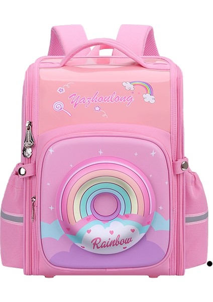 Öğrenci Okul Çantası Büyük Kapasiteli, Hafif ve Ağırlığı Azaltan Omurga Korumalı Çocuk Sırt Çantası (Yurt Dışından)