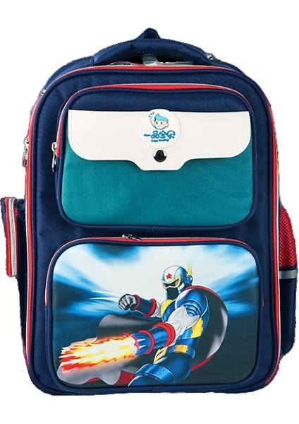 Öğrenci Okul Çantaları Hafif ve Nefes Alabilen Çocuk Omurgasını Koruyan Okul Çantaları (Yurt Dışından)