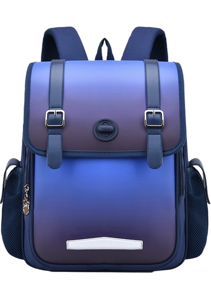 Öğrenci Yatay Okul Çantası, Yükü Azaltan, Omurgayı Koruyan, Geniş Kapasiteli, Hafif Sırt Çantası, Su Geçirmez Kumaştan Çocuk Okul Çantası (Yurt Dışından)