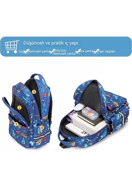 Öğrenci Okul Çantası, Baskılı Sırt Çantası, Su Geçirmez Hafif Sırt Çantası (Yurt Dışından) fiyatları
