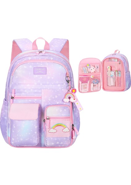 Öğrenci Okul Çantası Buzdolabı Yandan Açılan Hafif Çocuk Sırt Çantası (Yurt Dışından)