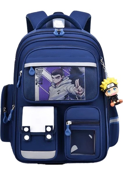 Öğrenci Okul Çantası Ingiliz Tarzı Hafif, Omurgayı Koruyan, Büyük Kapasiteli Çocuk Sırt Çantası (Yurt Dışından)