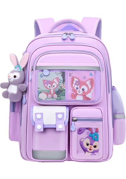 Öğrenci Okul Çantası Üç Katmanlı Büyük Kapasiteli Sırt Çantası (Yurt Dışından)