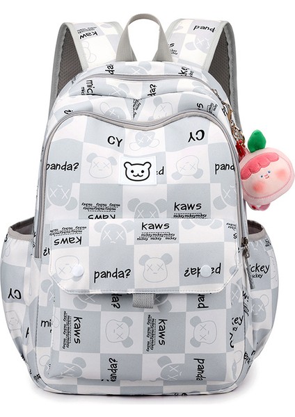Baskılı Karikatür Okul Çantası Öğrenci Sırt Çantası Hafif Omurga Koruma ve Yük Azaltıcı Sırt Çantası (Yurt Dışından)