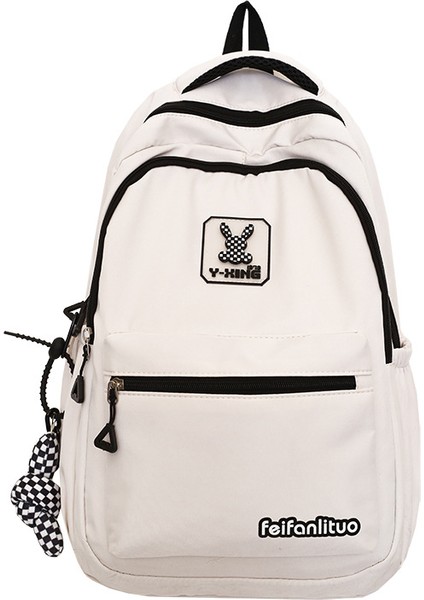 Sırt Çantası, Öğrenci Çantası, Kolej Tarzı Basit, Büyük Kapasiteli Sırt Çantası (Yurt Dışından)