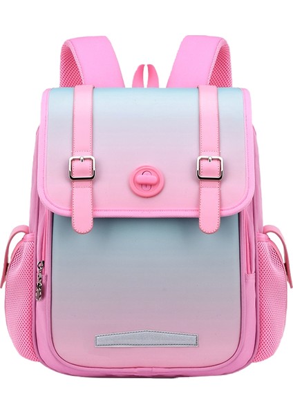 Öğrenci Yatay Okul Çantası, Yükü Azaltan, Omurgayı Koruyan, Geniş Kapasiteli, Hafif Sırt Çantası, Su Geçirmez Kumaştan Çocuk Okul Çantası (Yurt Dışından)