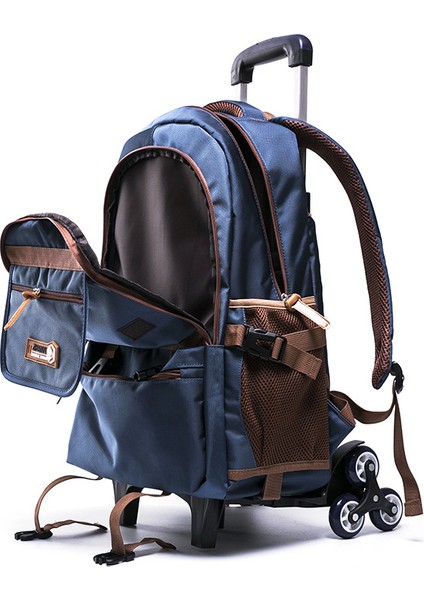 Öğrenci Arabası Okul Çantası 4-9 Sınıf Ortaokul Öğrencileri Çıkarılabilir Çift Kullanımlı Rahat Sırt Çantası (Yurt Dışından) fiyatları