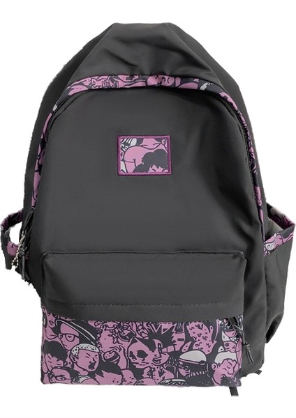 Kız Öğrenciler Için Sırt Çantası Yeni Niş Taşınabilir Büyük Kapasiteli Sırt Çantası Moda Soyut Baskı Sırt Çantası (Yurt Dışından)