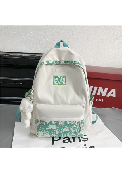 Kız Öğrenciler Için Sırt Çantası Yeni Niş Taşınabilir Büyük Kapasiteli Sırt Çantası Moda Soyut Baskı Sırt Çantası (Yurt Dışından) indirimleri