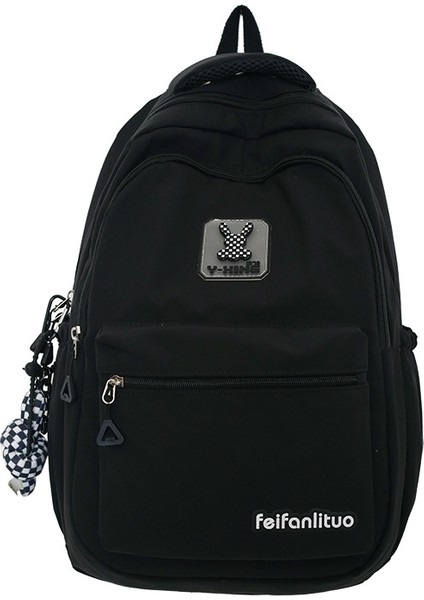 Sırt Çantası, Öğrenci Çantası, Kolej Tarzı Basit, Büyük Kapasiteli Sırt Çantası (Yurt Dışından)