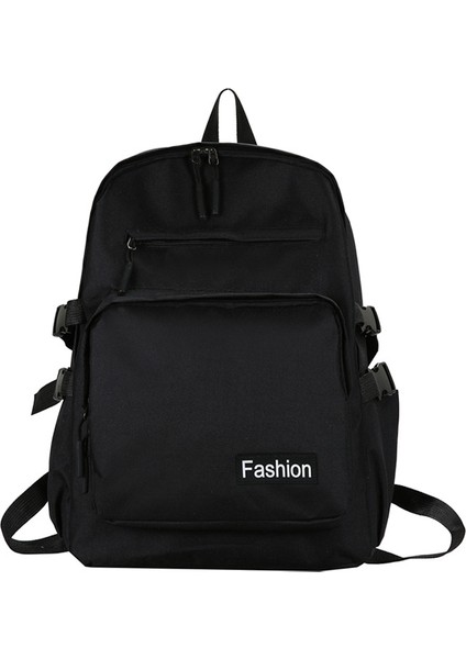 Basit Çift Sırt Çantası, Ortaokul Öğrencisi, Büyük Kapasiteli Öğrenci Okul Çantası, Açık Hava Seyahati Sırt Çantası, Erkek Sırt Çantası (Yurt Dışından)