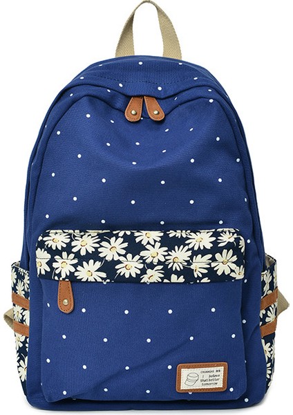 Sırt Çantası Büyük Kapasiteli Tuval Açık Hava Seyahat Çantası Üniversite Öğrencisi Sırt Çantası (Yurt Dışından)