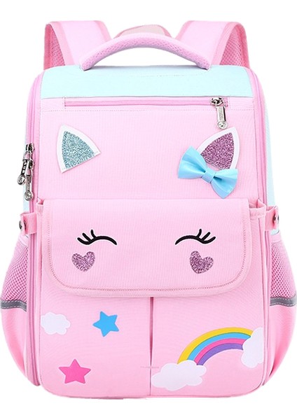 Öğrenci Okul Çantası Büyük Kapasiteli Omurga Koruması Çocuk Sırt Çantası (Yurt Dışından)