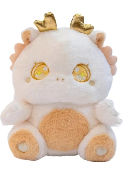 Jingle Dragon Doll Çocuk Peluş Oyuncak Bez Bebek Ejderha Yılı Maskot Bebek (Yurt Dışından)