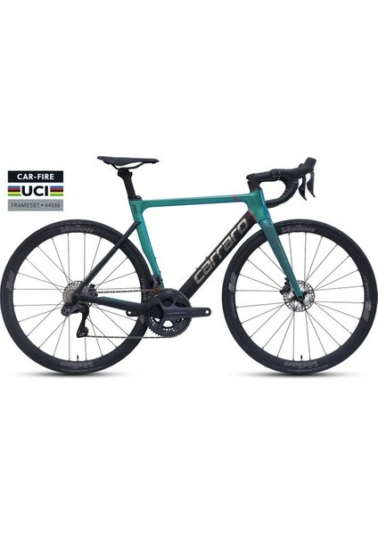 Fire 3.3 Ucı Di2 Elektronik 55 cm 24 Vites Aero Yol Bisikleti Ultegra Turkuaz Siyah