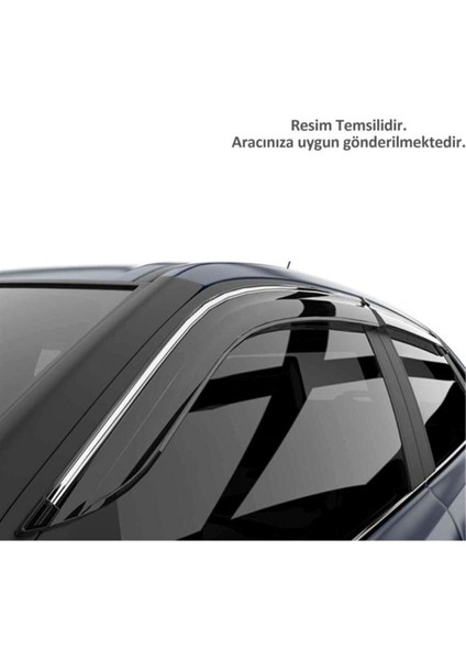 Kia Sportage 2012-2015 Uyumlu Ithal A+ Kalite Kromlu Cam Rüzgarlık Seti modelleri