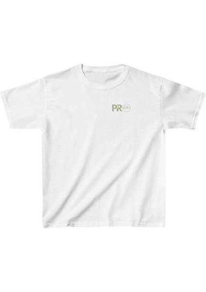 Çocuk Baskılı T-Shirt - Beyaz
