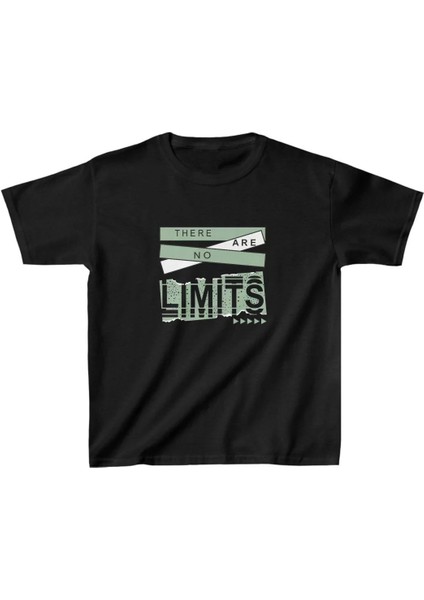 Çocuk Baskılı T-Shirt - Siyah
