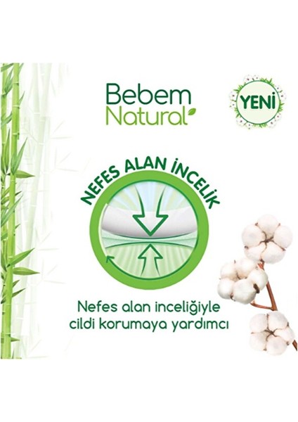 Bebem Natural Ultra Fırsat Paketi 5 Beden Junior 80 Adet Bebek Bezi