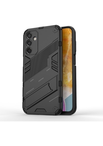 Samsung A15 5g Matrix Serisi Armor Standlı Perfect Koruma Kılıf - Siyah AL3416
