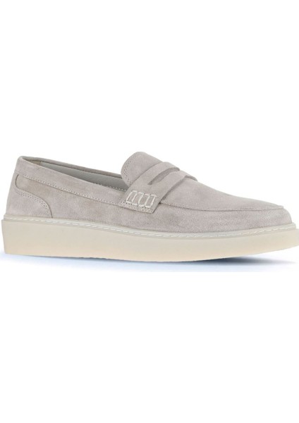Bej Süet Erkek Loafer 07MA21774004