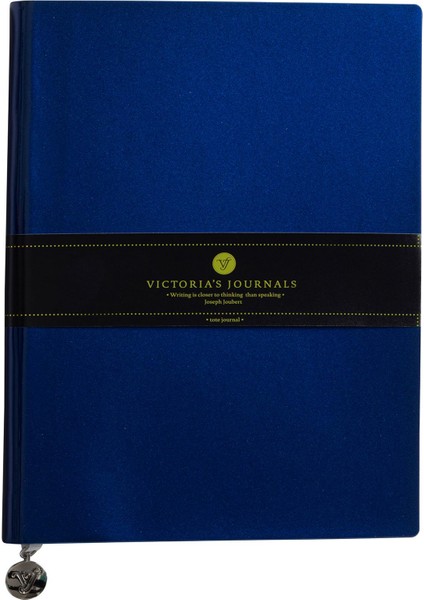 Smyth Rugan Esnek Kapak Çizgili Defter 19 x 25 cm Mavi