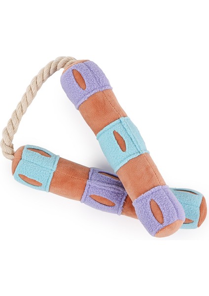 Köpek Oyuncak Nunchaku Evcil Hayvan Oyuncak Bulmaca Gizli Yiyecek Oyunu Interaktif Dekompresyon Ses Kağıt Ses Diş Taşlama Oyna (Yurt Dışından)