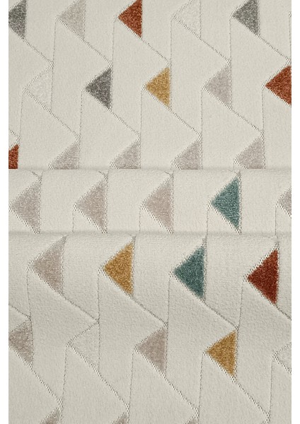 Mudo Koleksiyonu Dekoratif Örgü ve Makine Dokuma Yumuşak Salon Kilim Mutfak Makine Halısı