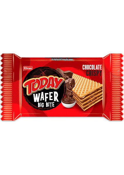 Today Big Bite Çikolatalı Gofret 30 gr 24 Adet (1 Kutu)
