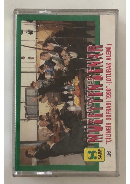 Müzeyyen Senar Çilingir Sofrası 1990 (Oturak Alemi) Kaset (Orjnal Dönem Kağıt Baskı Kaset)