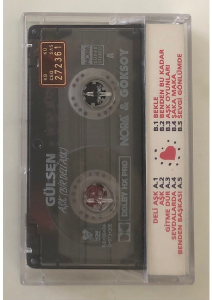 Gülsen Deli Aşk Kaset (Orjnal Dönem Baskı Kaset)