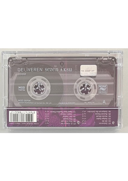 Sezen Aksu Deliveren Kaset (Orjinal Dönem Baskı Kaset)