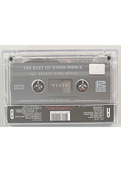 Ilhan Irem The Best Of Ilhan Irem Aşk Iksiri Cadı Ağacı Kaset (Orjinal Dönem Baskı Kaset)