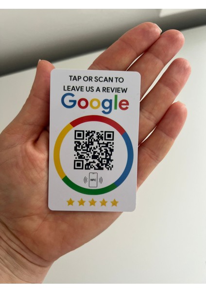 Nfc Google Review Card In English