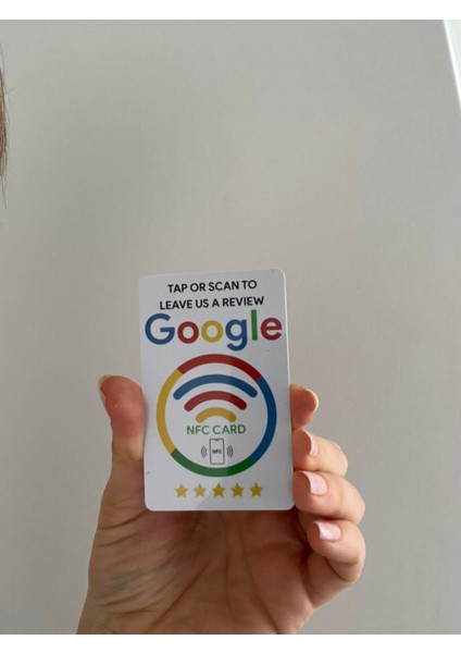 Nfc Google Review Card In English