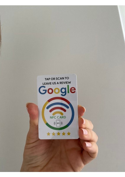 Nfc Google Review Card In English