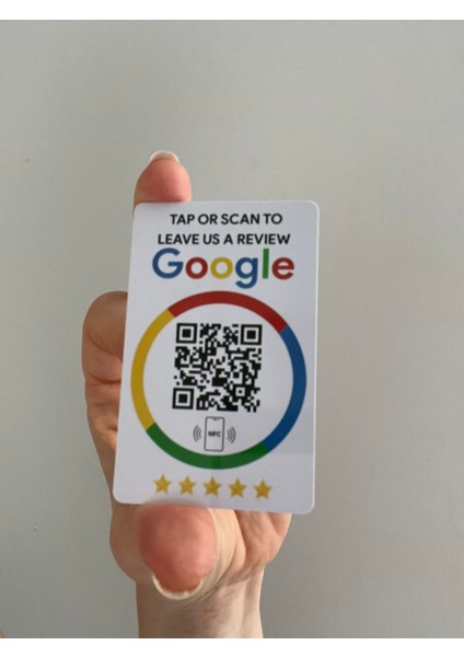 Nfc Google Review Card In English