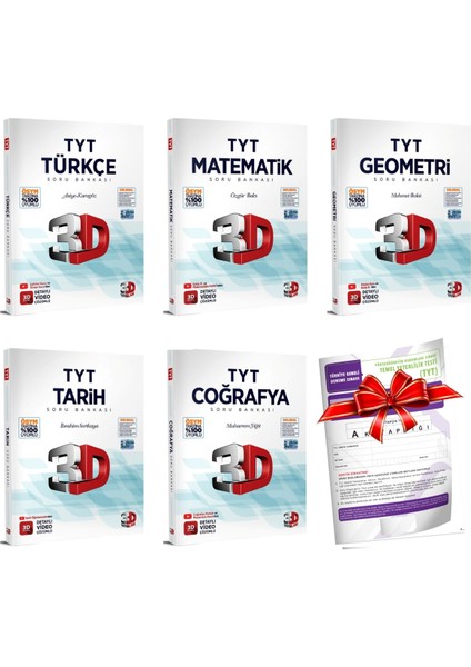 2024 TYT Eşit Ağırlık Soru Bankası (Matematik - Geometri Türkçe - Tarih - Coğrafya) TYT Türkiye Geneli Deneme