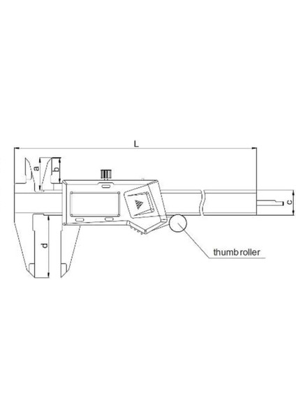 1108-150 Dijital Kumpas Standart 0-150 mm