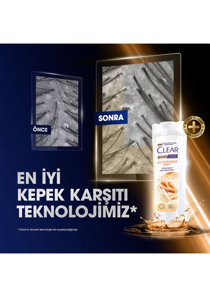 Women Kepeğe Karşı Etkili Şampuan Saç Dökülmesine Karşı 350 ml