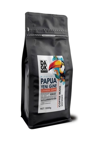 Papua Yeni Gine Çekirdek Kahve 1000g ( Arabica)