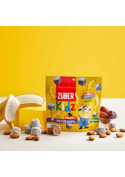 Kidz Meyve Küpü Muzlu - 12 Adet x 49GR