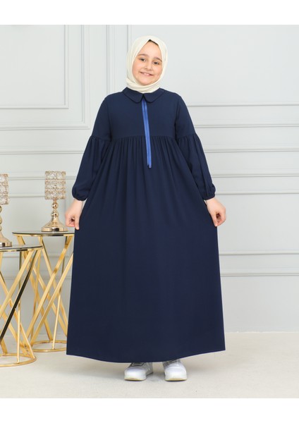 Bebe Yaka Büzgülü Çocuk Elbise fırsatları