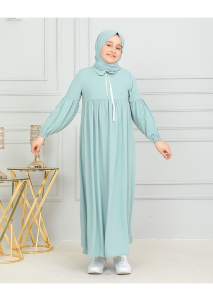 Bebe Yaka Büzgülü Çocuk Elbise indirimleri