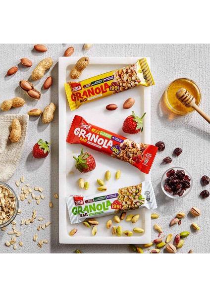 Granola Bar Deneme Paketi 25 gr X 15 Adet