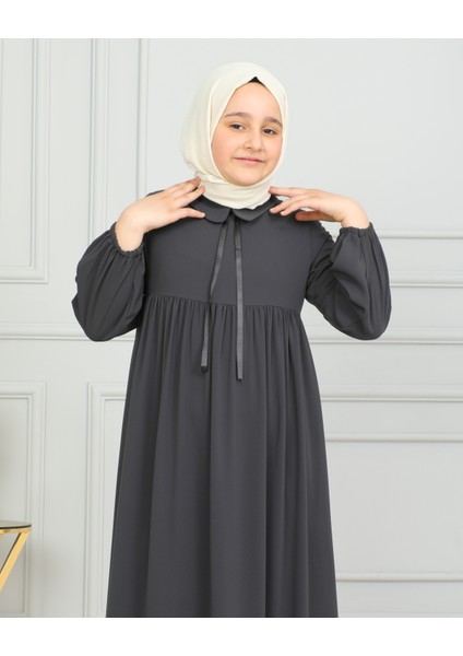 Bebe Yaka Büzgülü Çocuk Elbise fiyatları