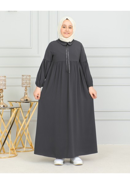 Bebe Yaka Büzgülü Çocuk Elbise fırsatları