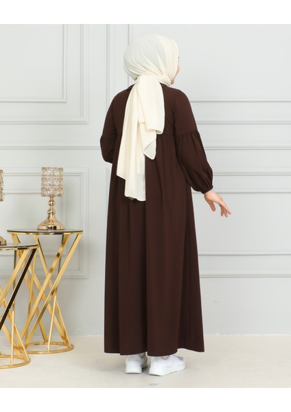 Bebe Yaka Büzgülü Çocuk Elbise fiyatları