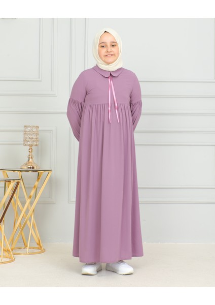 Bebe Yaka Büzgülü Çocuk Elbise fırsatları