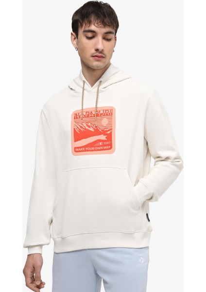 B-Boyd H Erkek Beyaz Sweatshirt NP0A4HP2N1A1